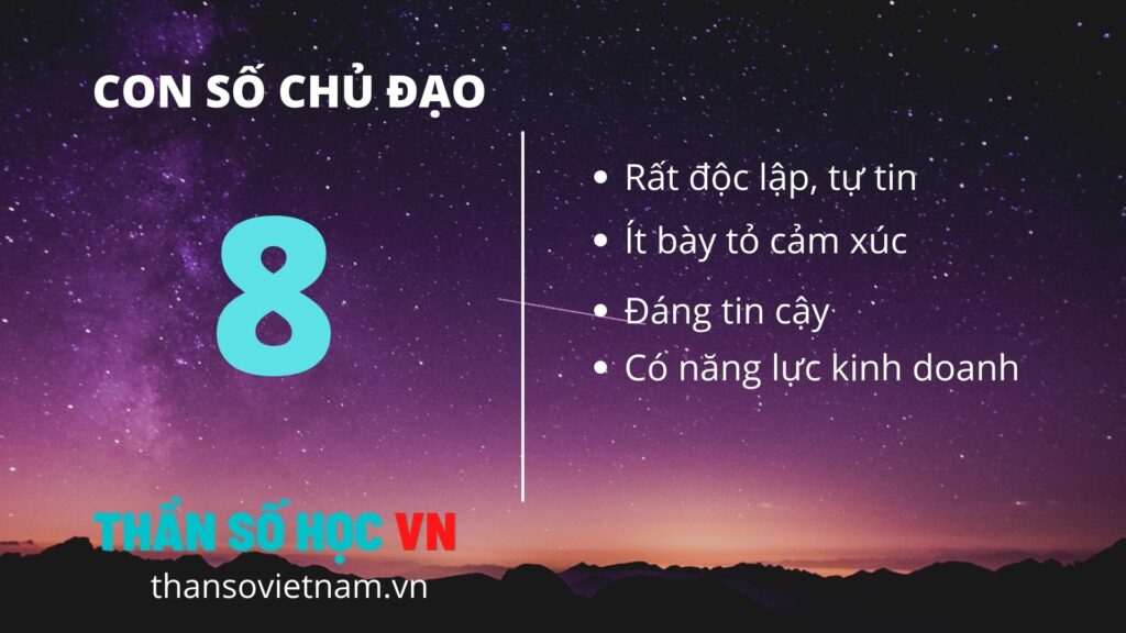 Con Số Chủ Đạo 8