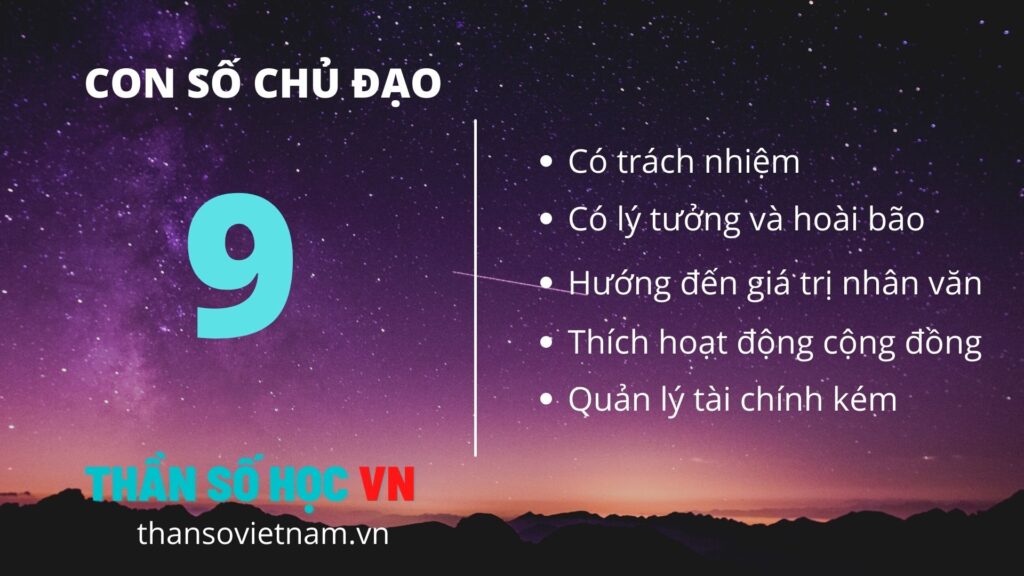 Con Số Chủ Đạo 9