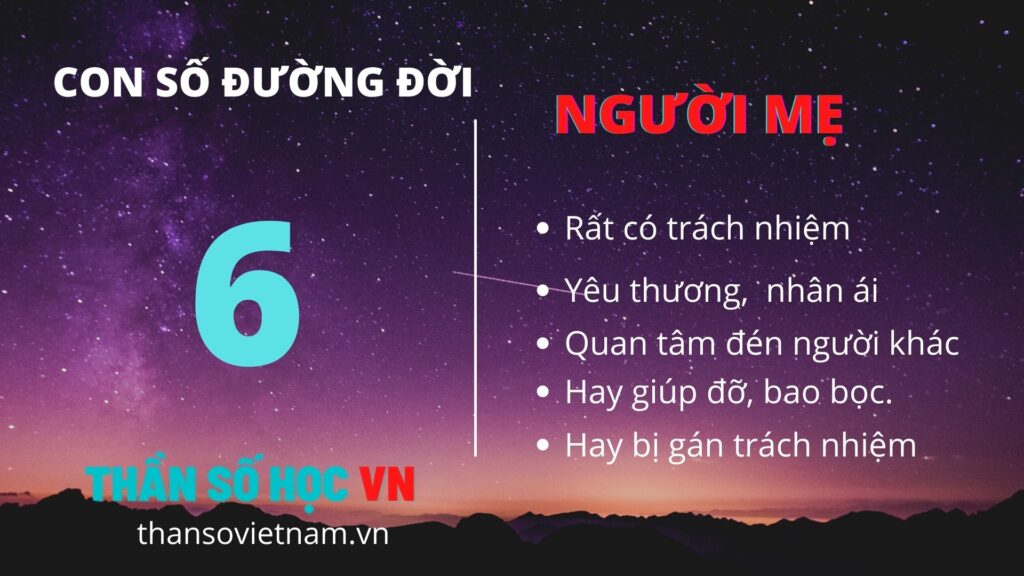 Con Số Đường Đời 6