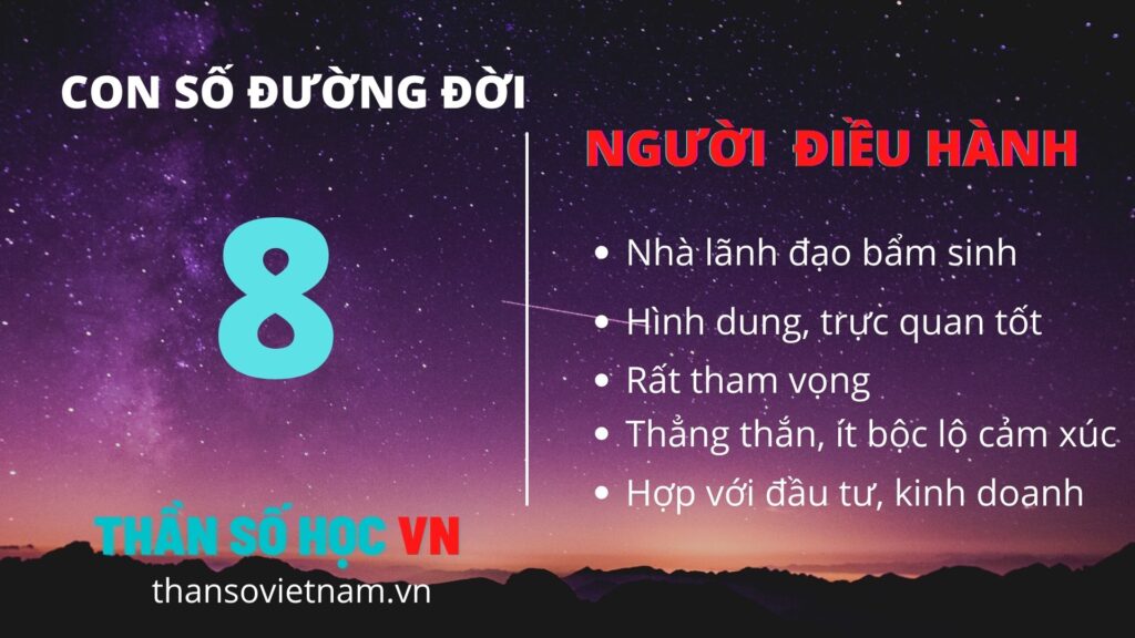 Con Số Đường Đời 8