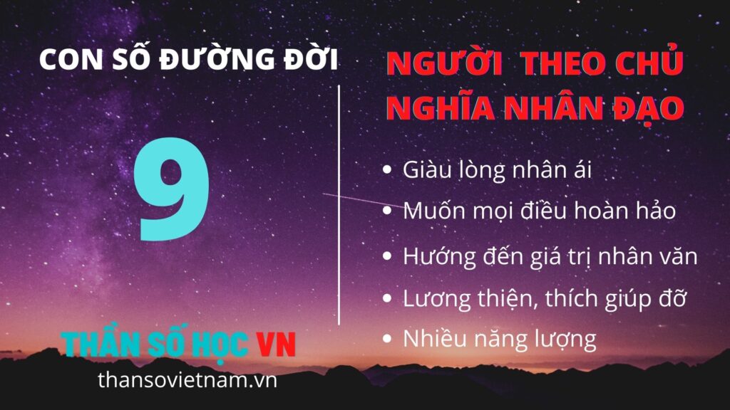 Con Số Đường Đời 9