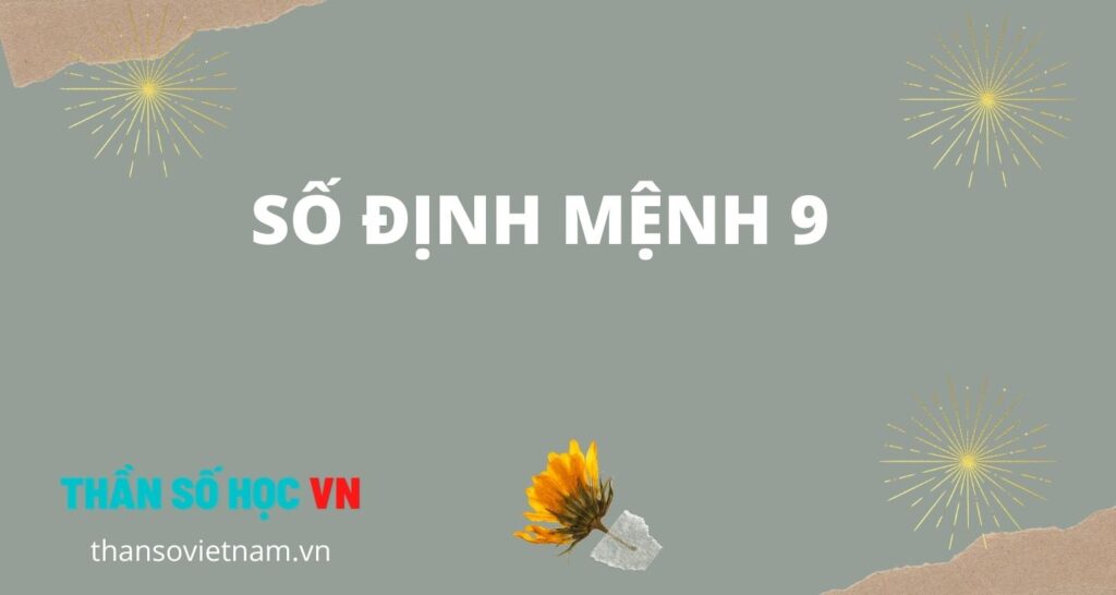 Số Định Mệnh 9