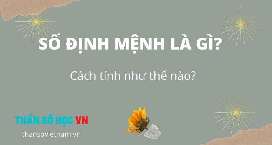Ý Nghĩa Con Số Định Mệnh và Cách Tính
