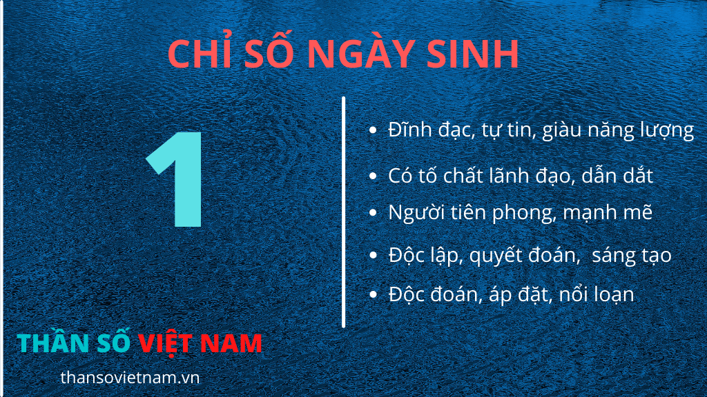 Chỉ số ngày sinh 1