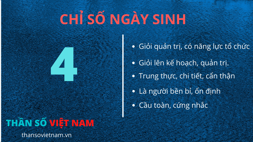 Chỉ số ngày sinh 4