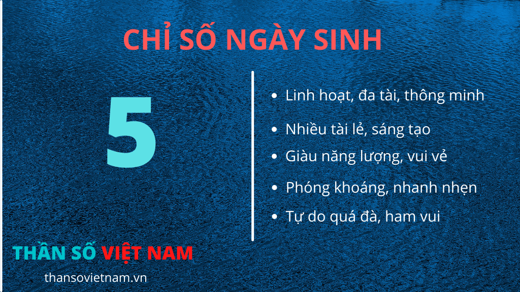 Chỉ Số ngày sinh 5