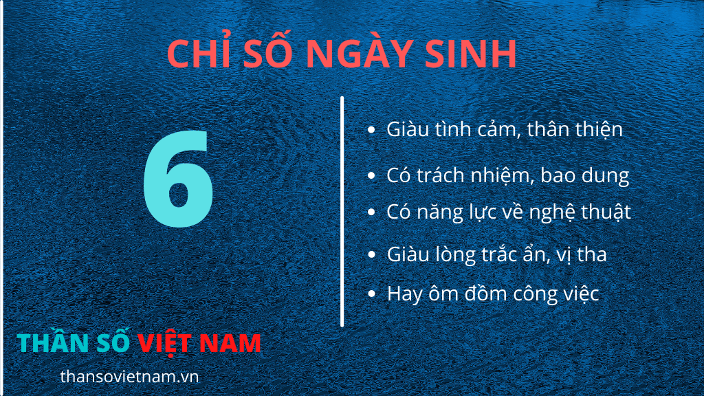 Chỉ số ngày sinh 6